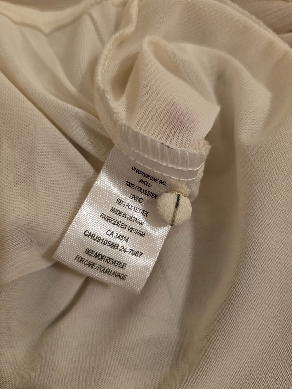 Floral Pink Cream Peasant Blouse - Picture 5 of 5